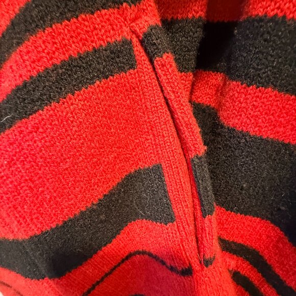 Pendleton Woolen Mills Women's Drape Front Stripe Cardigan Sweater- Large - Picture 5 of 6